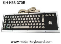 Stabilna wydajność metalowa klawiatura komputerowa, kompatybilna klawiatura Trackball
